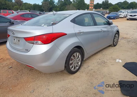 2012 Hyundai Elantra Gls (Ulsan Plant) from USA, damaged, VIN KMHDH4AE1CU475600